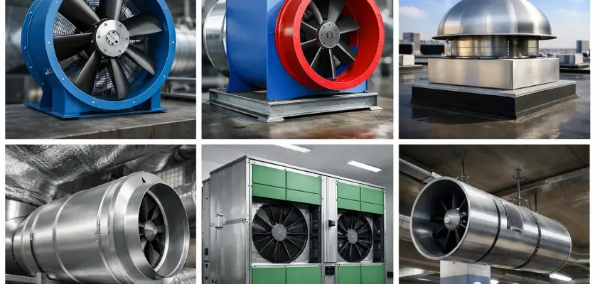Havalandırma Fanı Çeşitleri